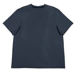 Lululemon Mens Gray Short Sleeve Active T Shirt Size XL (faded)